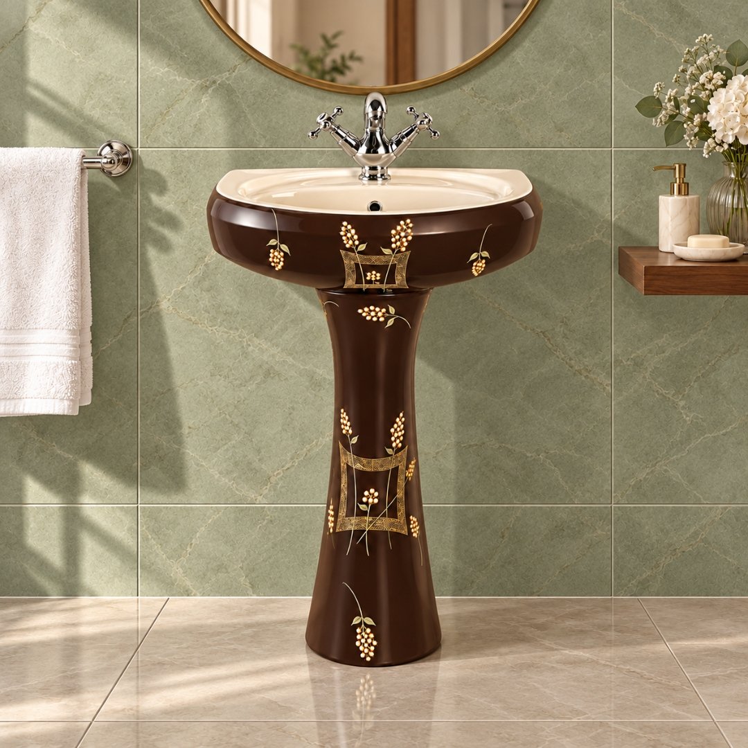 Sonet RP- 1041, washbasin with pedestal